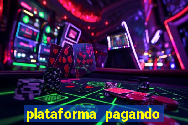 plataforma pagando no cadastro slots